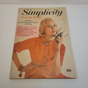 💚 Vintage 1957 Simplicity Sewing Book - Simplicity Unit‎ System of Sewing